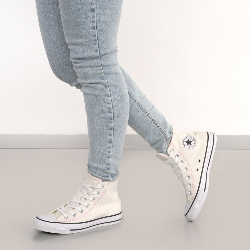 All Star Tenis CHUCK TAYLOR CT27760002 AmendoaLilas ClaroBranco Sint -4-
